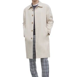 Club Monaco MAC Trench Coat in Khaki-size XL